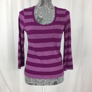 The North Face Women’s XS Purple Striped Shirt